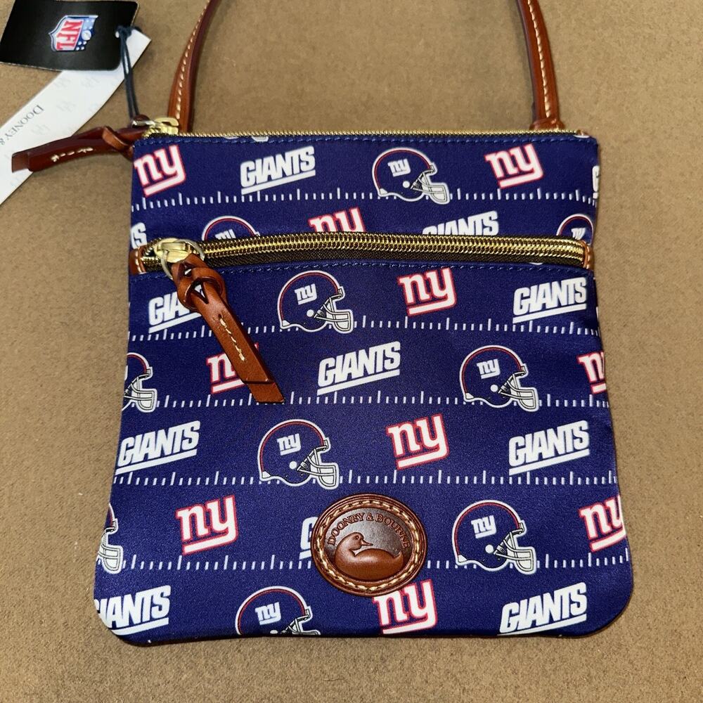 Dooney & Bourke X NY Giants Signature Small Zip Crossbody Purse - Picture 8 of 12